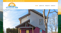 Desktop Screenshot of nicholsonandsun.com